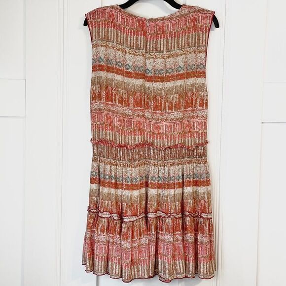 Think Closet Boho Tiered Sleeveless Mini Dress - Picture 2 of 5